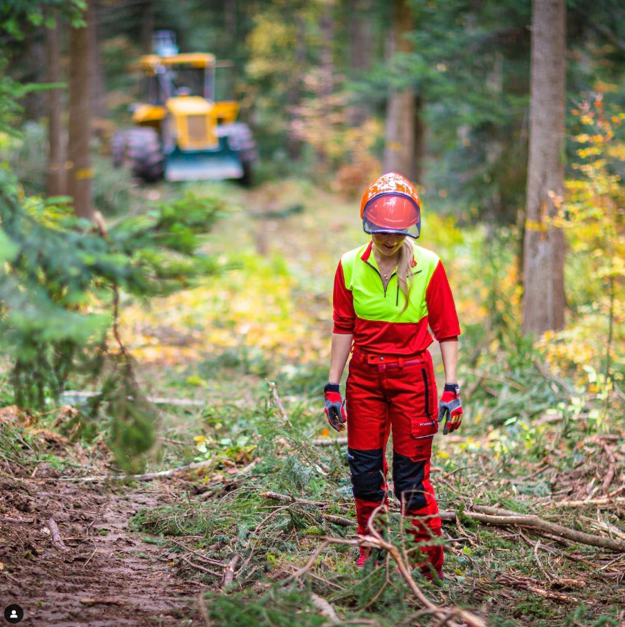 "Sicherheit in der Waldarbeit mit der richtigen Signalbleidung"