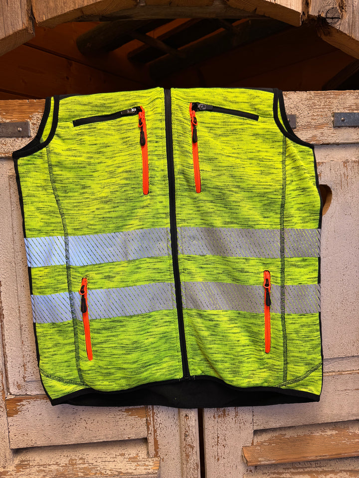 Pfanner Weste Protos Inuit Für Herren – Signalträchtig Rot/neongelb, PES-Material
