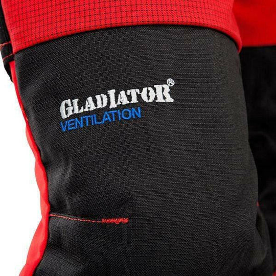 Pfanner Ventilation Schnittschutzhose mit Logo am Knie