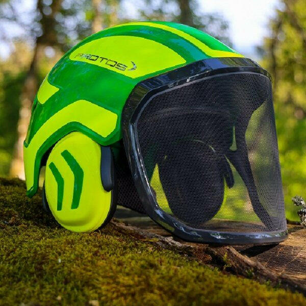 Protos Schutzhelm in grün